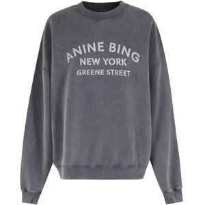 Anine Bing, Dames, Sweatshirts & Hoodies, Grijs, Maat: S