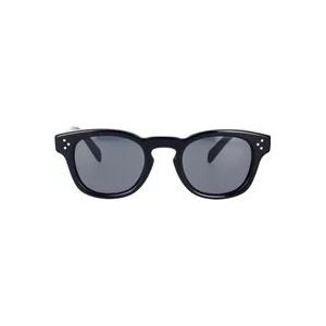 Celine Geometrische zonnebril met chique stijl , Black , Dames , Maat: 49 MM