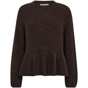 MOS Mosh, Dames, Truien, Bruin, Maat: XS