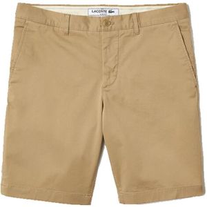 Lacoste, Heren, Korte broeken, Beige, Maat: 2XS Katoen,