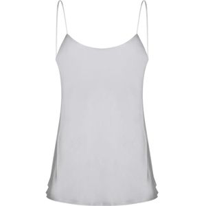 Herno - Top - Grijs - Satijn - Verstelbare Bandjes