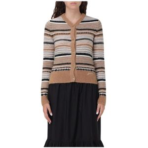 Ganni, Dames, Truien, Bruin, Maat: XS Wol,