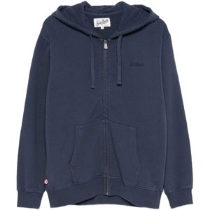 MC2 Saint Barth, Heren, Sweatshirts & Hoodies, Blauw, Maat: S Katoen,