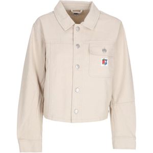 Obey, Dames, Jassen, Beige, Maat: XS Katoen,