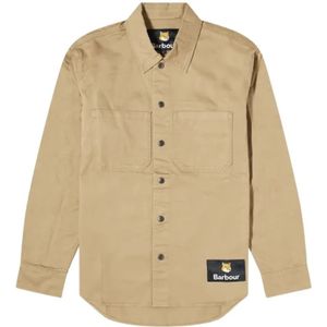 Barbour, Heren, Jassen, Beige, Maat: M Katoen,