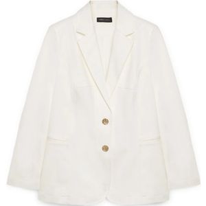 Fiorella Rubino, Dames, Jassen, Wit, Maat: XL Katoen,