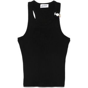 Jean Paul Gaultier, Dames, Tops, Zwart, Maat: XS