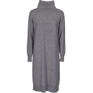 Fabiana Filippi, Dames, Jurken, Grijs, Maat: XS Zijde,