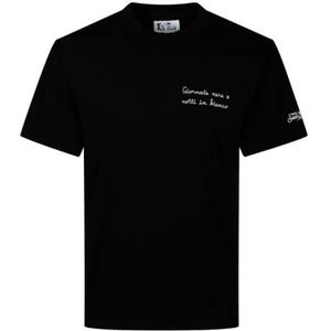 MC2 Saint Barth, Heren, Tops, Zwart, Maat: S