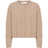 Karen by Simonsen - KBNoabelle Plain Cardigan - Vest - Bruin