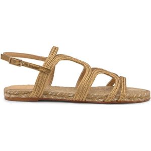 Castañer, Dames, Schoenen, Geel, Maat: 40 EU Jute,