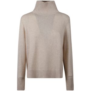 Allude, Dames, Truien, Beige, Maat: XS Kasjmier,