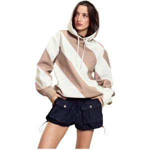 Cynthia Rowley, Dames, Sweatshirts & Hoodies, Bruin, Maat: S