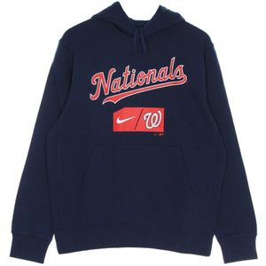 Nike, Heren, Sweatshirts & Hoodies, Blauw, Maat: S Katoen,