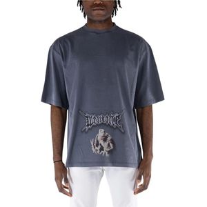 We11Done, Heren, Tops, Blauw, Maat: M Katoen,