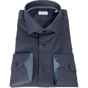 Xacus, Heren, Overhemden, Blauw, Maat: 4XL Katoen,