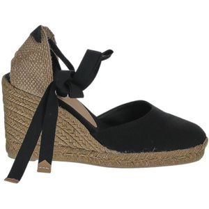 Castañer, Dames, Schoenen, Zwart, Maat: 41 EU Katoen,