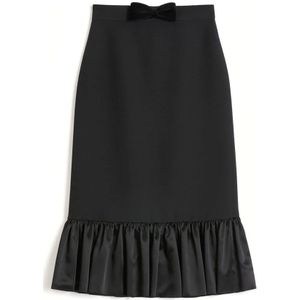 Valentino Garavani, Dames, Rokken, Zwart, Maat: XS Zijde,