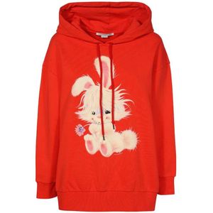 Stella McCartney, Dames, Sweatshirts & Hoodies, Rood, Maat: 3XS Katoen,
