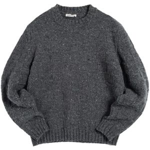 YMC You Must Create, Heren, Truien, Grijs, Maat: L Wol,