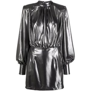 Blanca Vita, Dames, Jurken, Grijs, Maat: M Poliester,