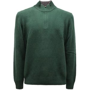 Gran Sasso, Heren, Truien, Groen, Maat: 2XL Wol,