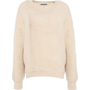 Crush, Dames, Truien, Beige, Maat: S Kasjmier,