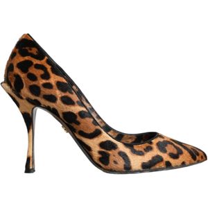 Dolce & Gabbana, Dames, Schoenen, Bruin, Maat: 38 EU Viscose,