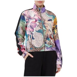 Just Cavalli, Dames, Jassen, Veelkleurig, Maat: S Poliester,