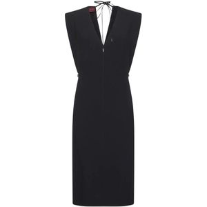 Gucci, Dames, Jurken, Zwart, Maat: S Satijn,