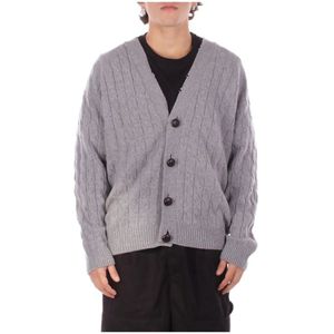 Amaránto, Heren, Truien, Grijs, Maat: L Wol,