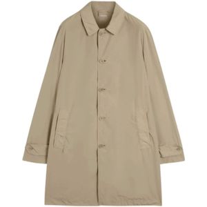 Aspesi, Heren, Mantels, Beige, Maat: L Katoen,
