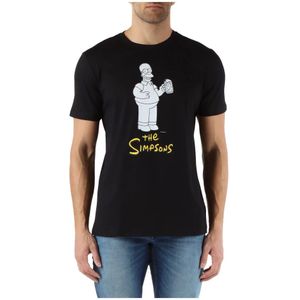 Antony Morato, Heren, Tops, Zwart, Maat: L Katoen,