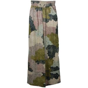 Off White, Dames, Broeken, Veelkleurig, Maat: XS Katoen,