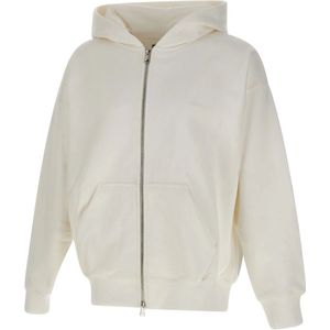 Purple Brand, Heren, Sweatshirts & Hoodies, Wit, Maat: M Fleece,