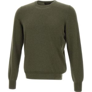 Gran Sasso, Heren, Truien, Groen, Maat: M Zijde,