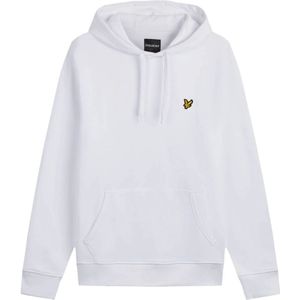 Lyle & Scott, Heren, Sweatshirts & Hoodies, Wit, Maat: M Katoen,