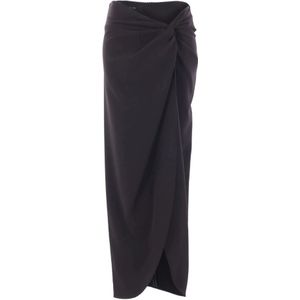 Federica Tosi, Dames, Rokken, Zwart, Maat: 2XS