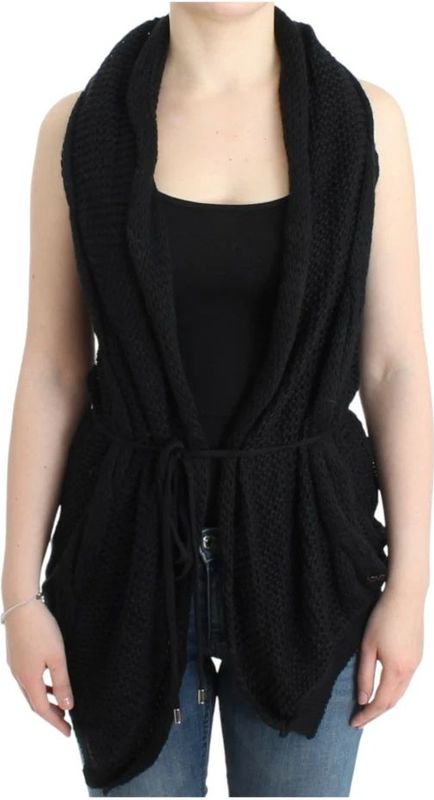 Costume National, Dames, Truien, Zwart, Maat: XS Wol,