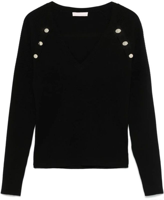 Liu Jo - ECS MAGLIA CHIUSA M/L - Hoodie - Zwart