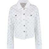 Liu Jo, Dames, Jassen, Wit, Maat: S Denim,