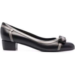 Ferragamo, Dames, Schoenen, Zwart, Maat: 34 EU Leer,