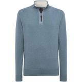 Boggi Milano - Cashmere Half-Zip Jumper - Blauw - Heren