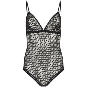 Valentino Garavani, Dames, Tops, Zwart, Maat: XS