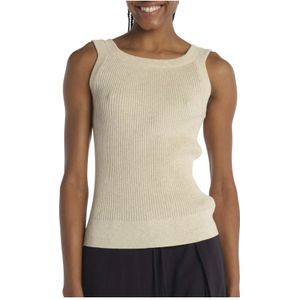 Le 17 Septembre, Dames, Truien, Beige, Maat: XS Katoen,