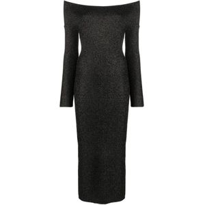 Khaite, Dames, Jurken, Grijs, Maat: XS Wol,