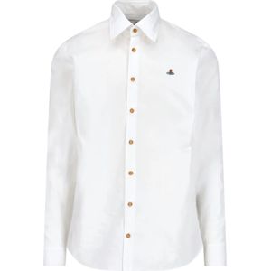 Vivienne Westwood - Overhemd - Wit - Katoen - Knoopsluiting