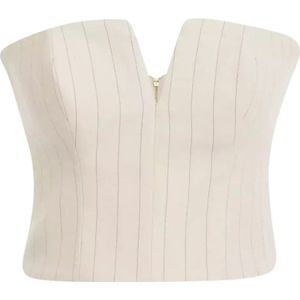 Zimmermann, Dames, Tops, Wit, Maat: M Leer,