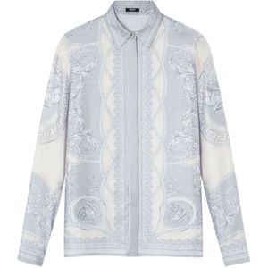 Versace, Dames, Blouses & Shirts, Veelkleurig, Maat: M Zijde,