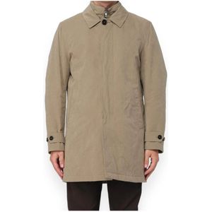 Fay, Heren, Mantels, Bruin, Maat: XL Katoen,